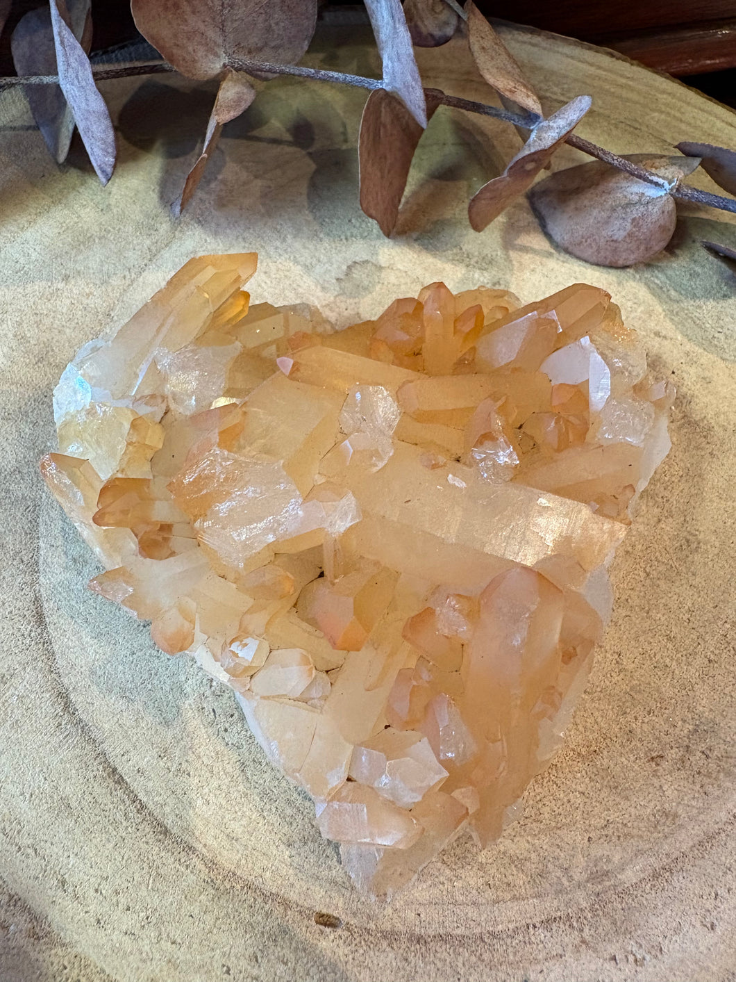 Tangerine Quartz Cluster SKU 26632