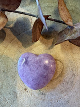 Lepidolite Flat Heart SKU 26875
