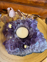 Amethyst Cluster Candleholder SKU 26334