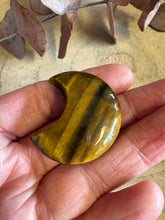 Tiger Eye Moon Carving SKU 26208A