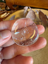 Clear Quartz Smooth Stone SKU 25463