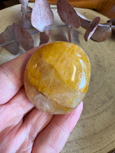 Golden Healer Quartz Palm Stone SKU 26074