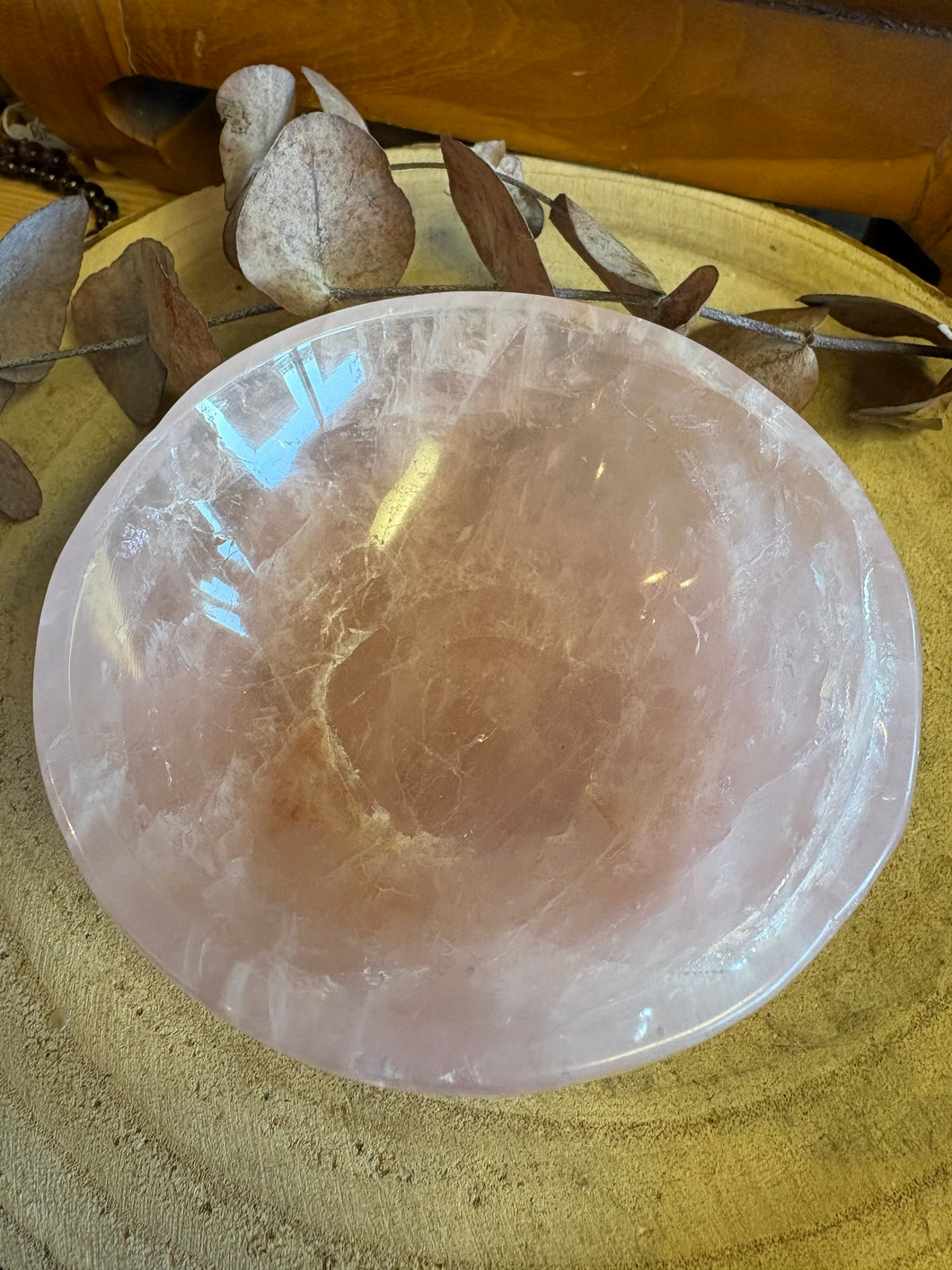 Rose Quartz Bowl SKU 26497