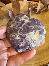 Lepidolite & Pink Tourmaline Heart SKU 25684