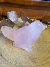 Rose Quartz Bird Carving SKU 26506