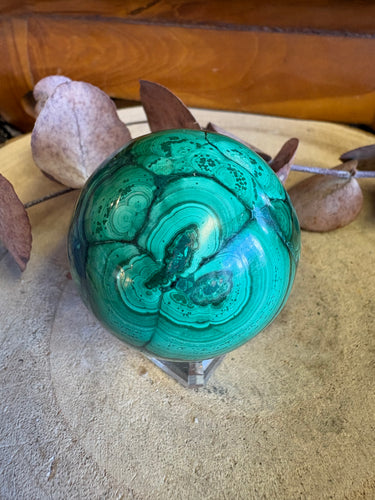 Malachite Sphere SKU 26253