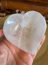 Selenite Heart Bowl SKU 24985A