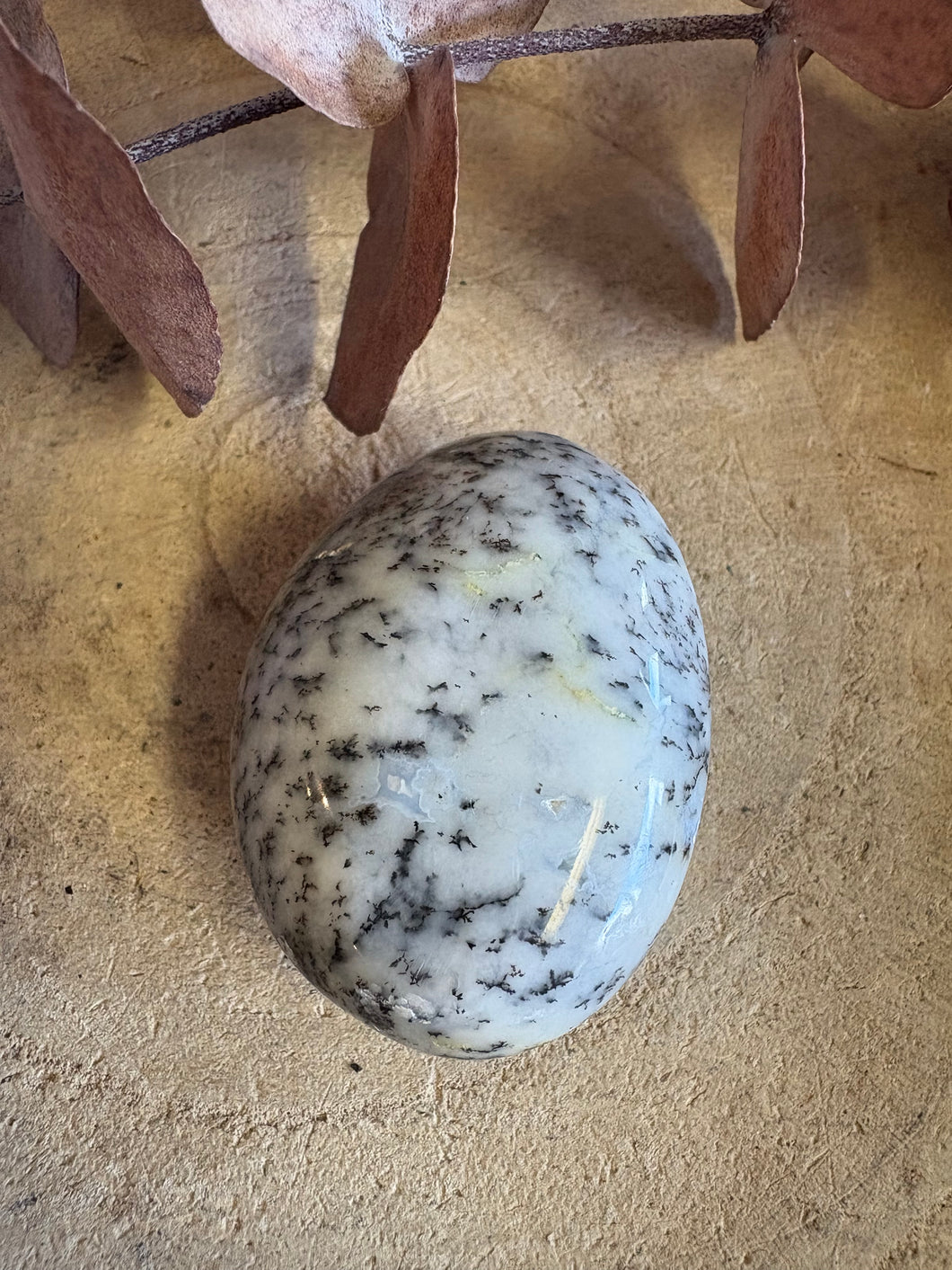 Dendritic Opal Palm Stone SKU 25597