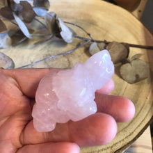Rose Quartz Turtle Carving SKU 23786