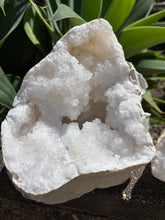 Cracked Quartz Geode Pair SKU 25100B