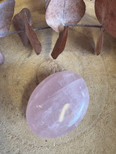 Rose Quartz Palm Stone SKU 25596