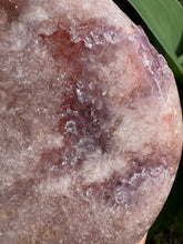 Pink Amethyst Moon on Stand SKU 26268