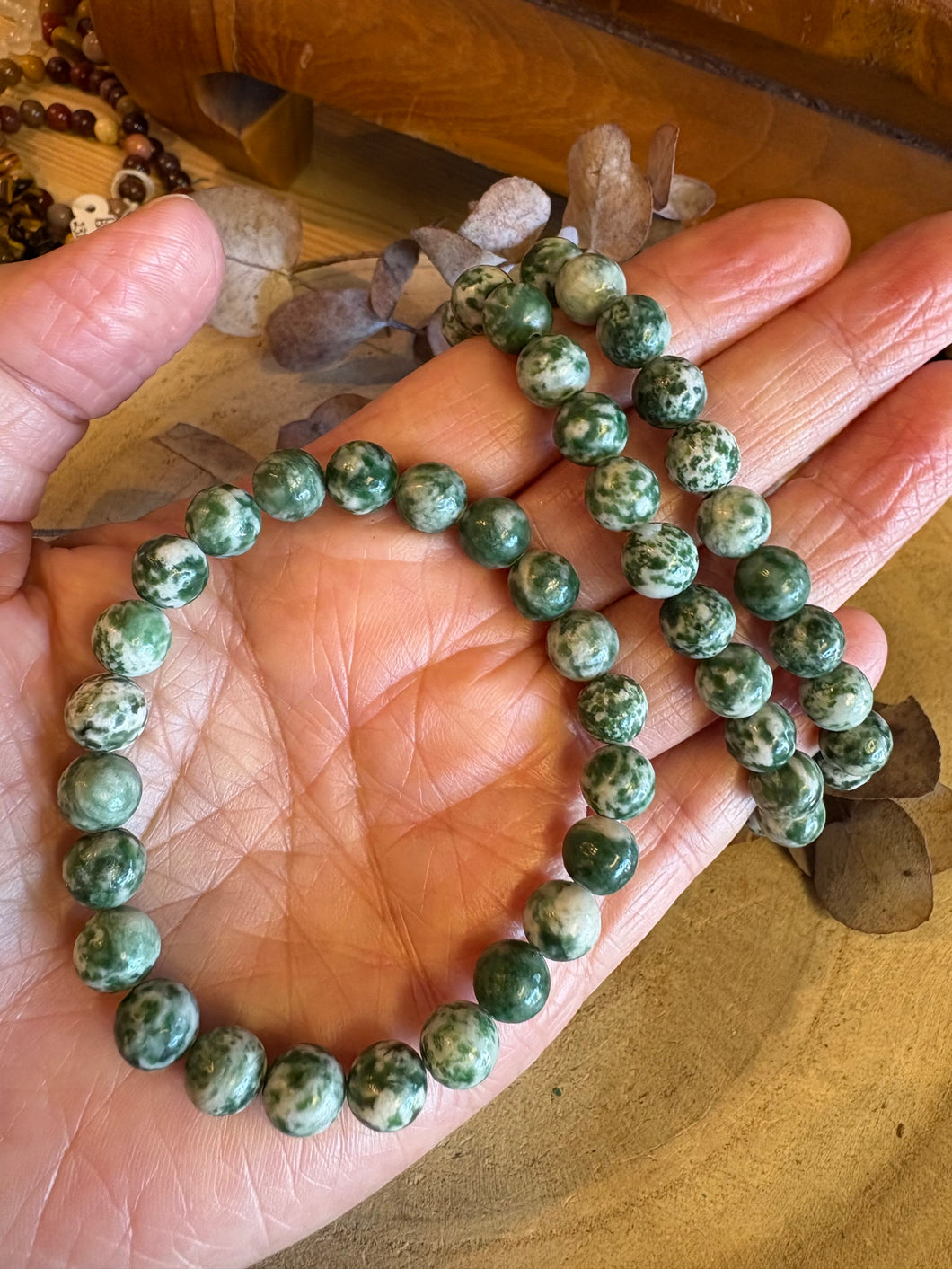 Nan King Jade Bead Bracelet