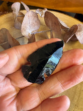 Black Obsidian Arrowhead Carving SKU 25649