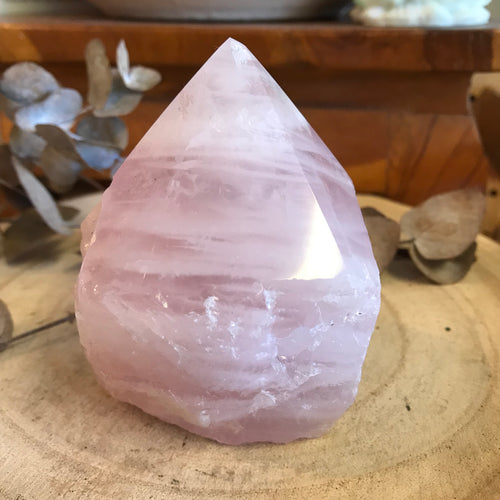 Rose Quartz Base Cut Point SKU 22905