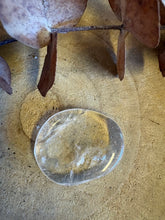 Clear Quartz Smooth Stone SKU 25463D