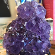 Amethyst Cluster on Metal Stand SKU 23734