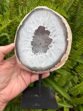 Agate & Quartz Geode on Stand SKU 25377