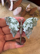 Moss Agate Winged Butterfly SKU 27046MAB
