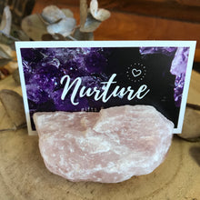 Rose Quartz Chunk Business Card Holder SKU 23153