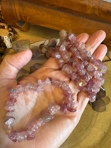 Hematoid Quartz Chip Bracelets SKU 24658