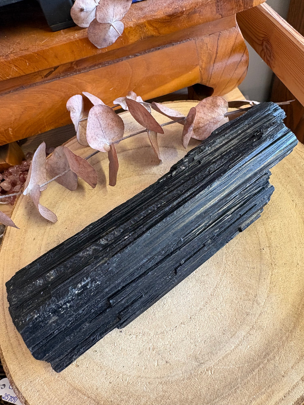 Black Tourmaline Natural Chunk SKU 25727