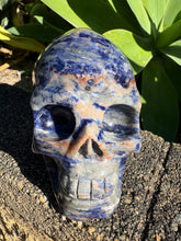 Sodalite Skull Carving SKU 26581