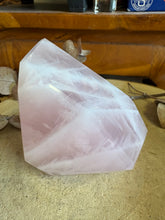 Rose Quartz Facet Cut Freeform SKU 25394