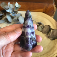 Chevron Amethyst Obelisk SKU 22449