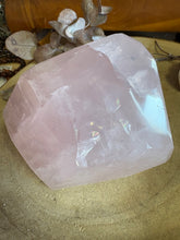 Rose Quartz Facet Cut Freeform SKU 25393