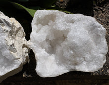 Cracked Quartz Geode Pair SKU 25100B