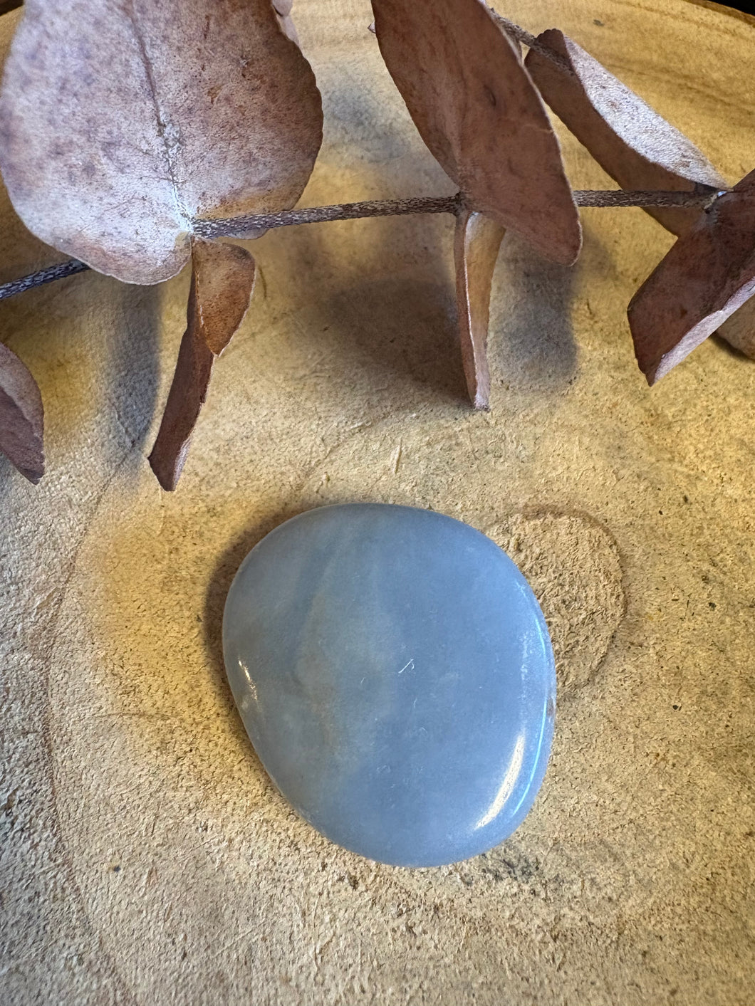 Angelite Smooth Stone SKU 26137