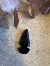 Black Obsidian Arrowhead Carving SKU 25649B