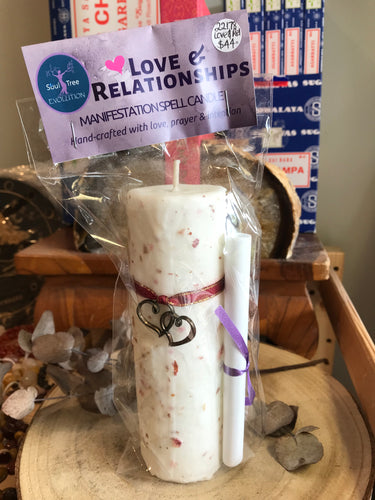 Soultree Evolution - Love & Relationships Manifestation Spell Candle