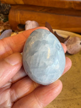 Blue Calcite Egg SKU 25829