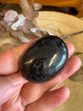 Black Tourmaline Palm Stone SKU 25269
