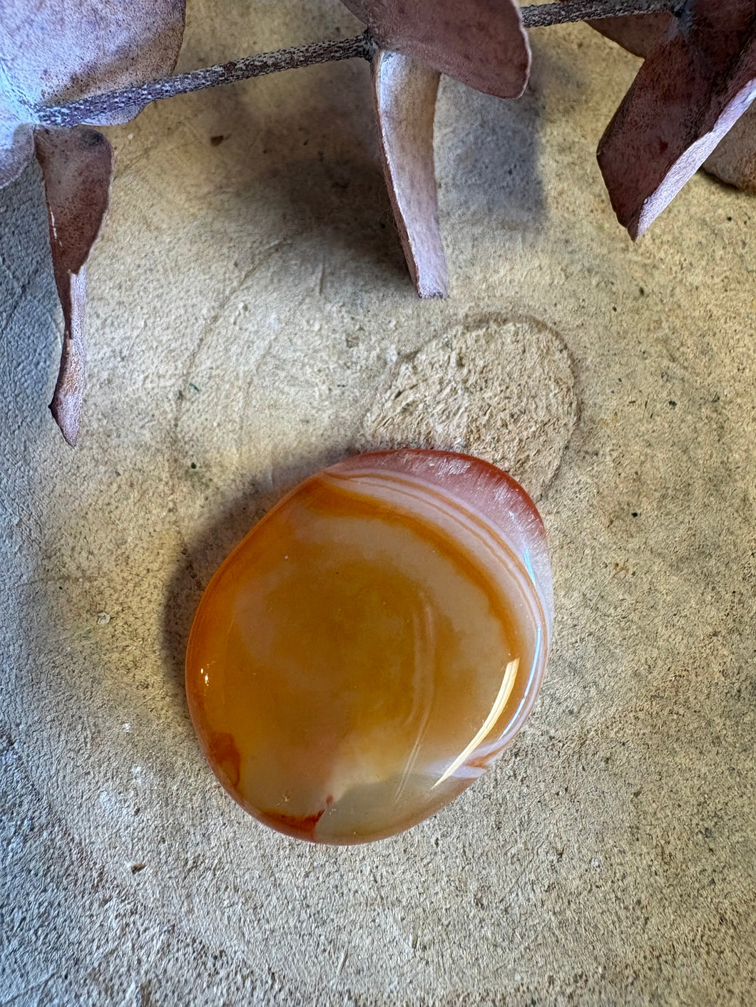 Carnelian Smooth Stone SKU 26136