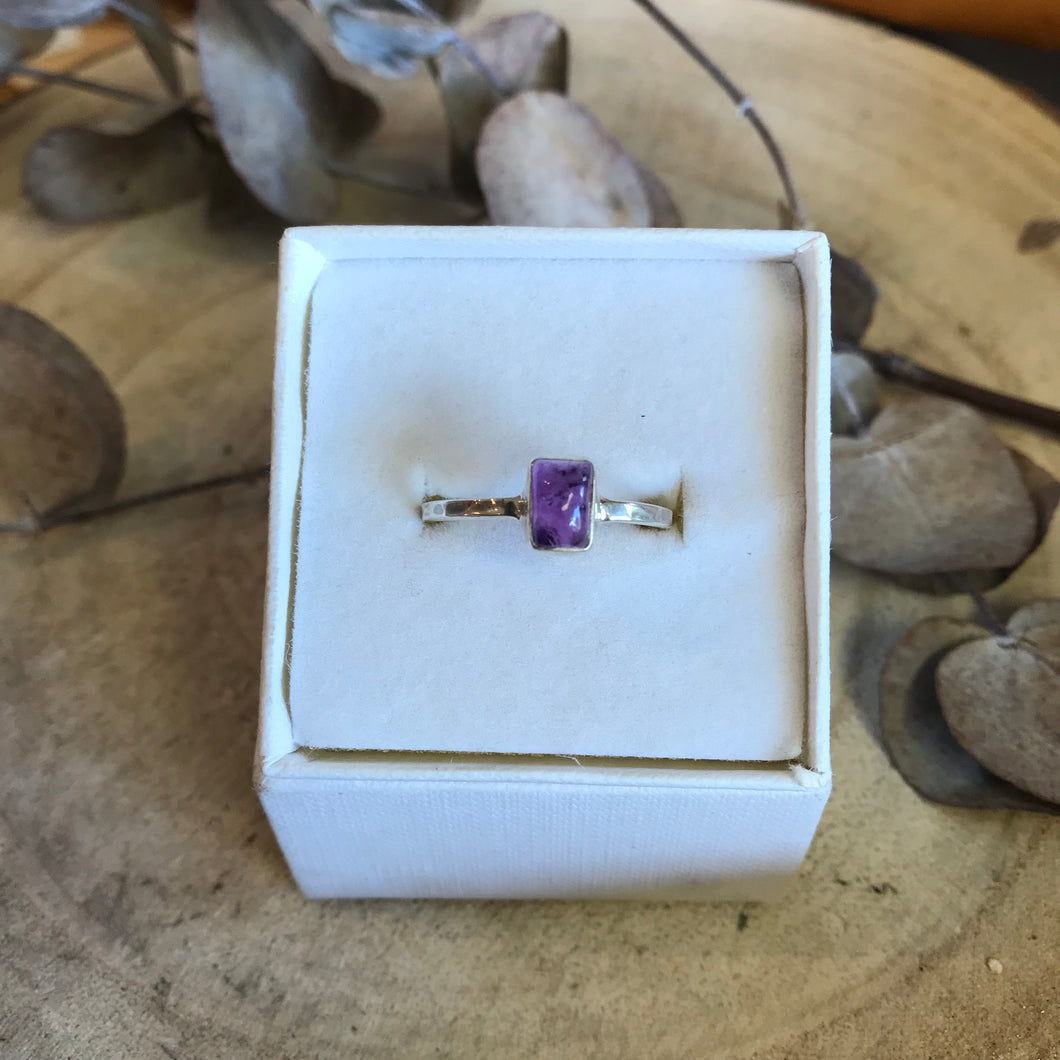 Sterling Silver Amethyst Ring SKU 23168