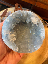 Celestite Geode Sphere SKU 26773