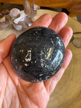 Black Tourmaline Palm Stone SKU 25532