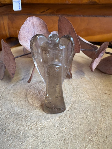 Smoky Quartz Angel Carving SKU 25416