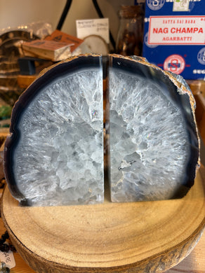 Agate & Quartz Bookends SKU 24969