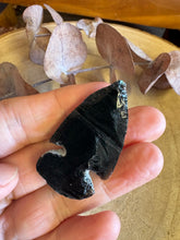 Black Obsidian Arrowhead Carving SKU 25649