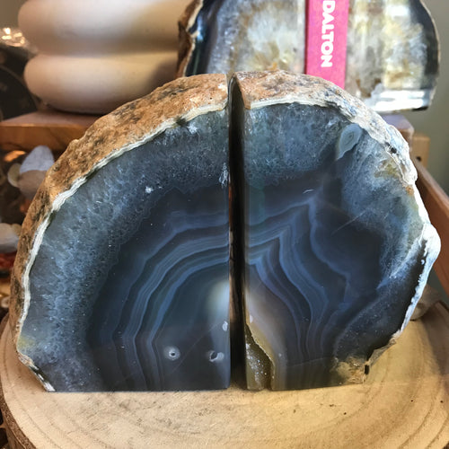 Dyed Agate Bookends SKU 23779