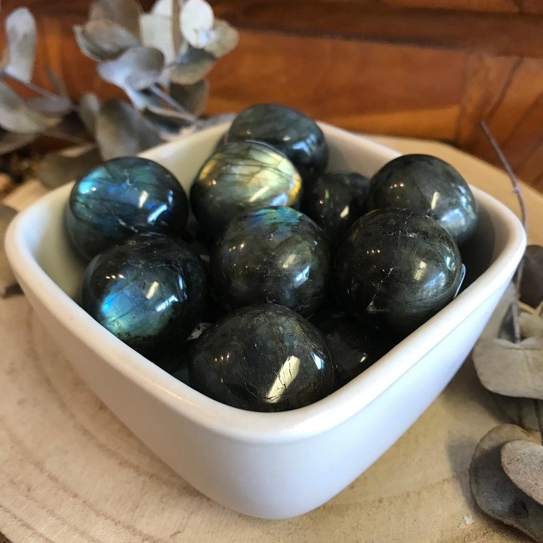 Labradorite Round Tumblestones SKU 22450
