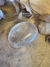 Clear Quartz Palm Stone SKU 24132