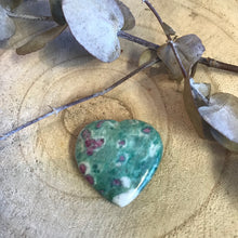 Ruby Fuchsite Heart SKU 19274A