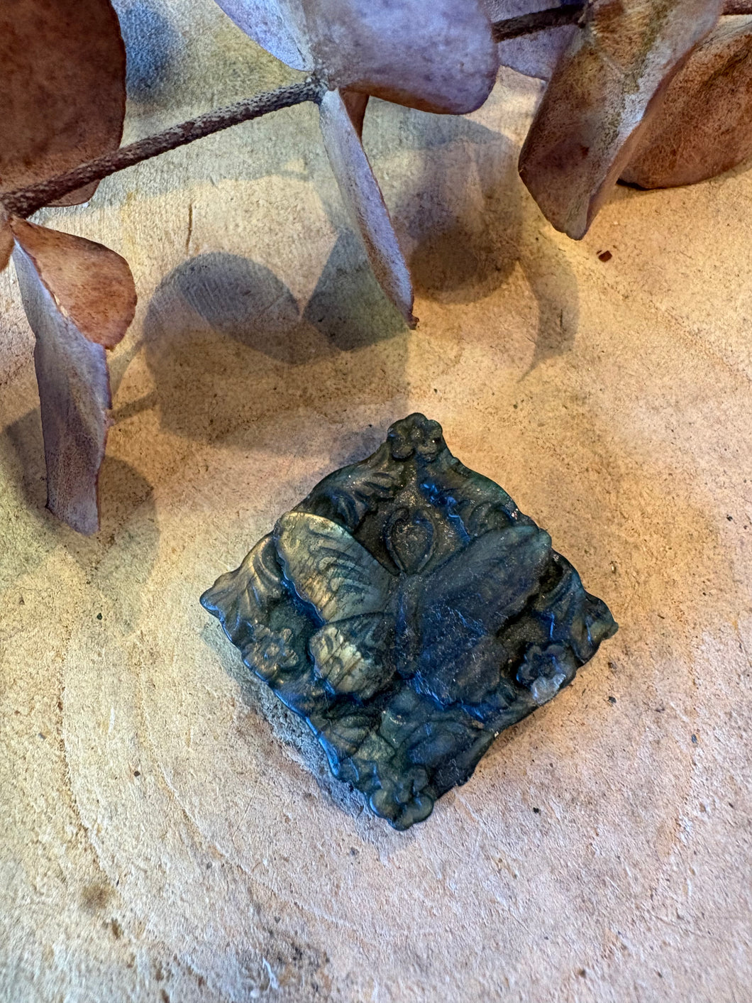 Labradorite Butterfly Carving SKU 26470D