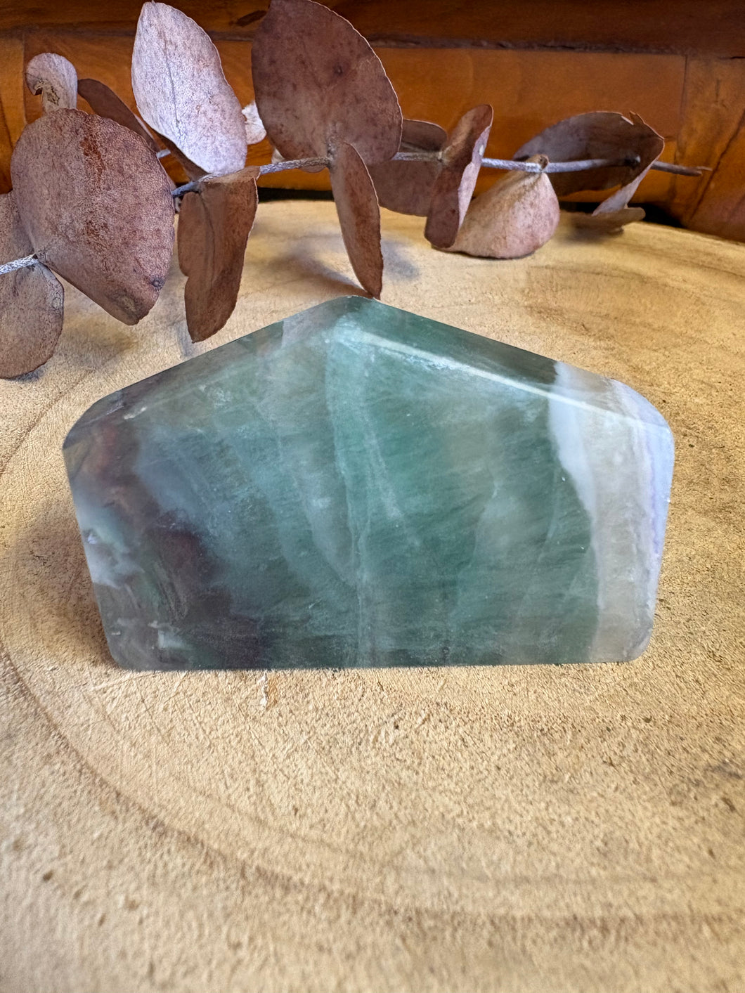Rainbow Fluorite Slice SKU 26139A
