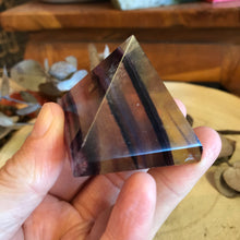 Yellow & Purple Fluorite Pyramid SKU 23457A